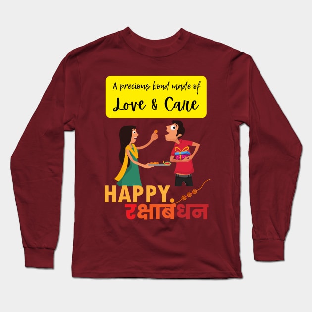 Raksha Bandhan Tee Long Sleeve T-Shirt by Swag Like Desi